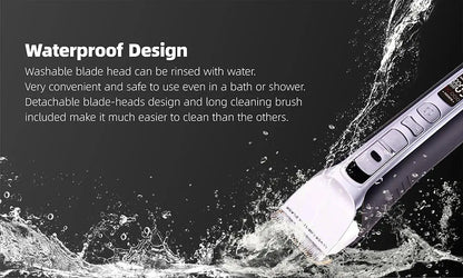 Hair Trimmer Rechargeable Electric Hair Clipper Ceramic Blade LCD Display Salon Men Hair Cutting Machine.