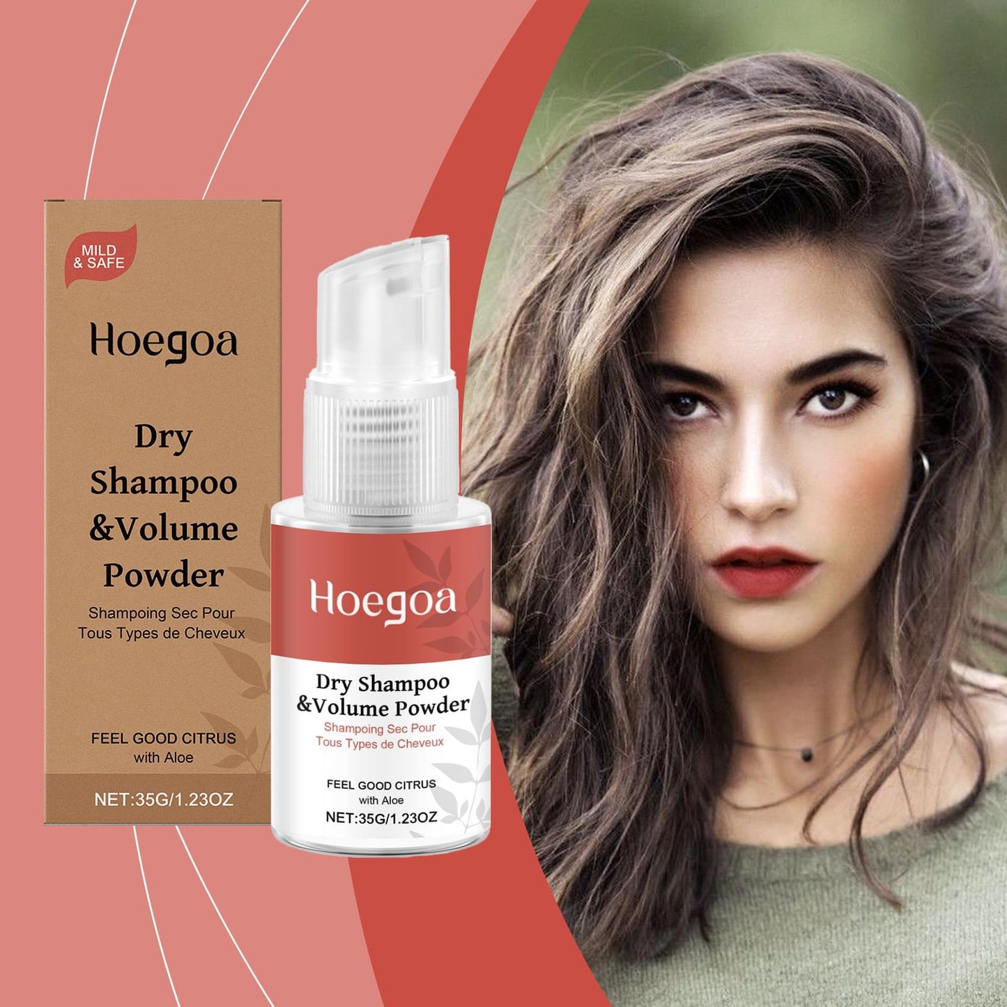 HOEGOA Waterless Dry Cleaning Spray Gentle Nourishing Serum.