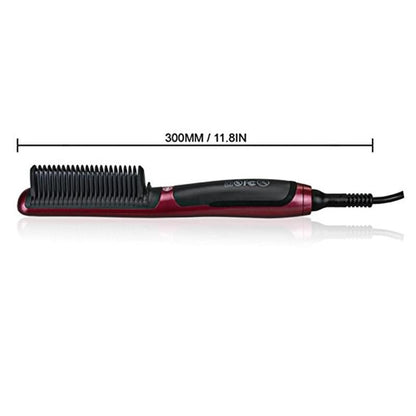 Home automatic adjustable temperature red hair straightener.
