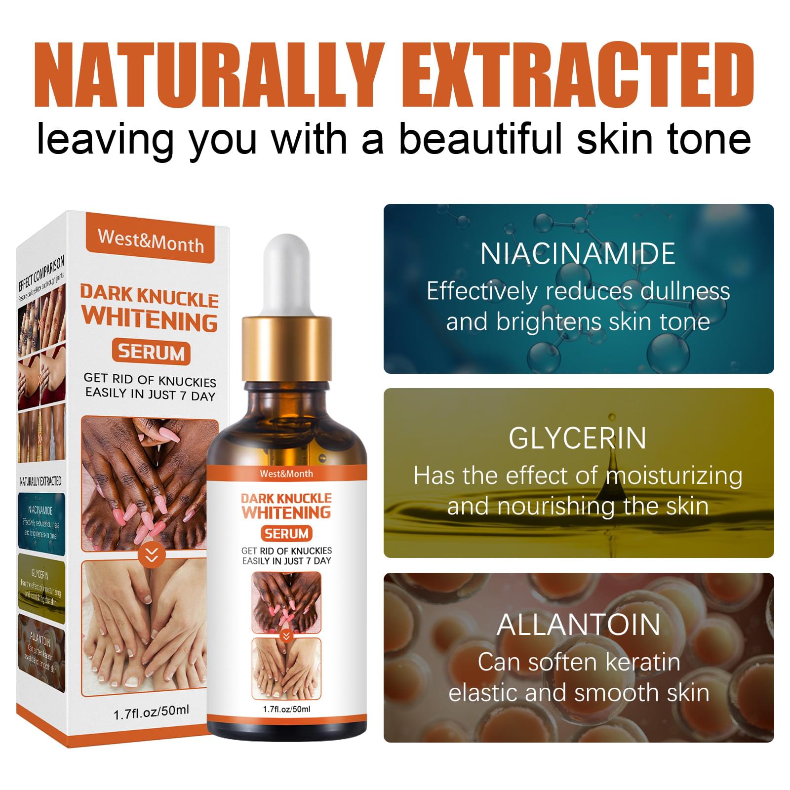 Joint Darkening Serum To Lighten Melanin.