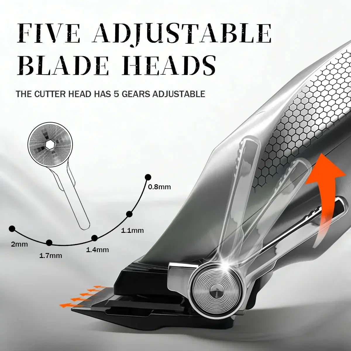 Kemei Hair Trimmer Professional Hair Clipper Electric Haircut Machine Rechargeable Hair Clipper 0 MM Trimmer for Men KM-3023-702.