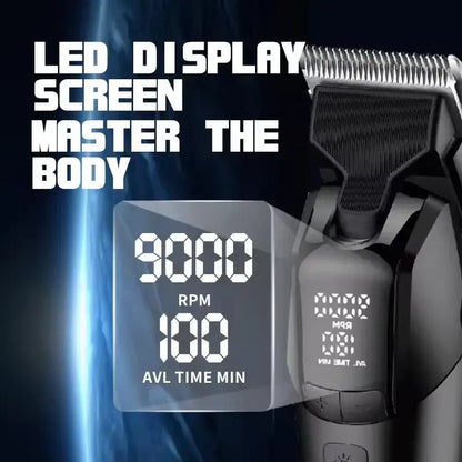 Kemei KM-1858 10W Barber Professional Electric Hair Clipper DLC Blade Trimmer Cordless USB Charging Rechargeable Hair Clippers.
