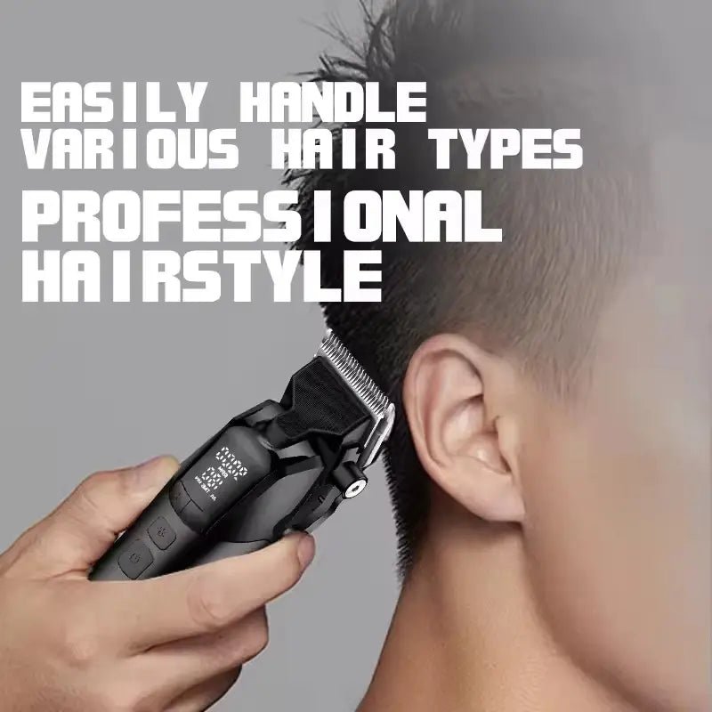 Kemei KM-1858 10W Barber Professional Electric Hair Clipper DLC Blade Trimmer Cordless USB Charging Rechargeable Hair Clippers.