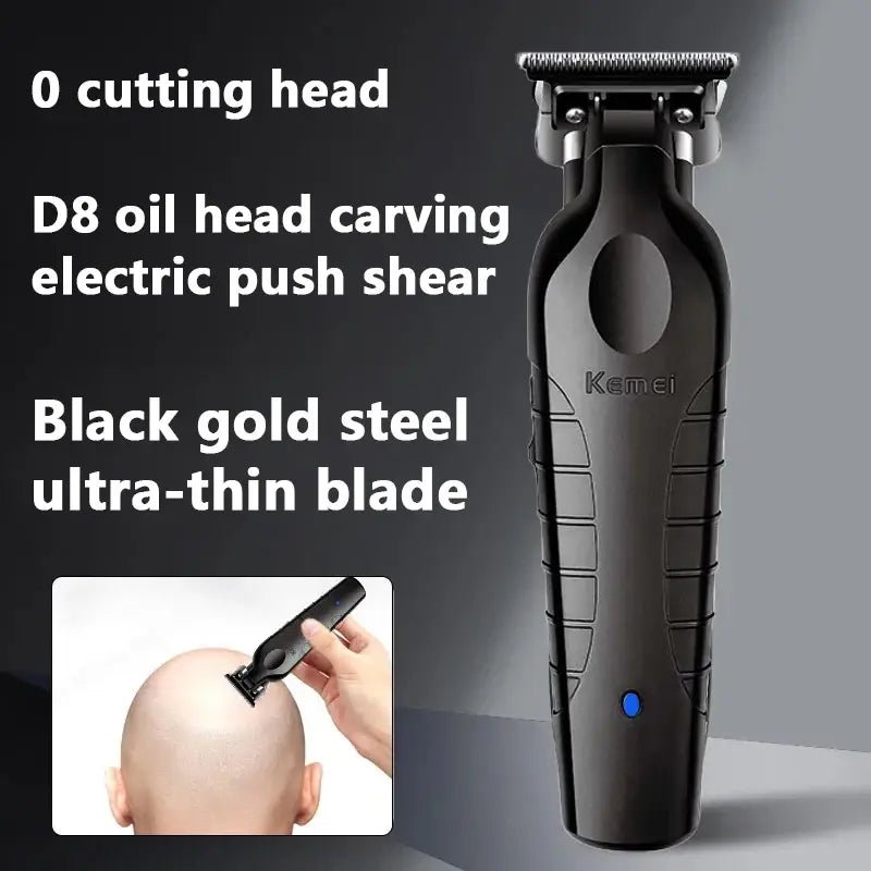 Kemei KM-2299 Professional Hair Clipper 1200mAh Electric Hair Clippers USB Rechargeable Hair Trimmers Hair Cutting Machine.