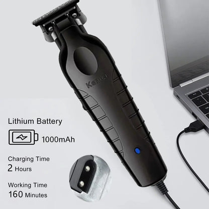 Kemei KM-2299 Professional Hair Clipper 1200mAh Electric Hair Clippers USB Rechargeable Hair Trimmers Hair Cutting Machine.
