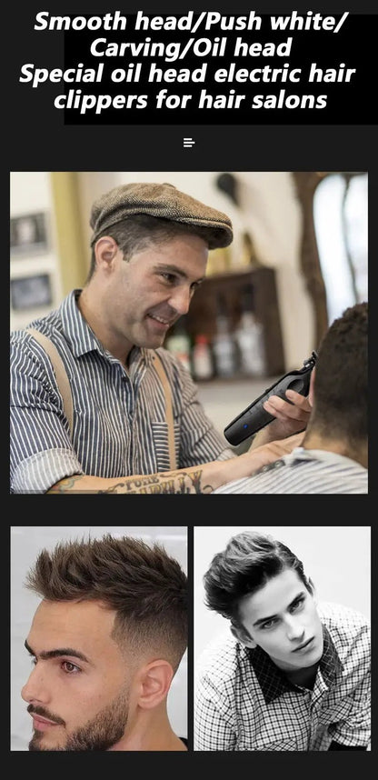Kemei KM-2299 Professional Hair Clipper 1200mAh Electric Hair Clippers USB Rechargeable Hair Trimmers Hair Cutting Machine.