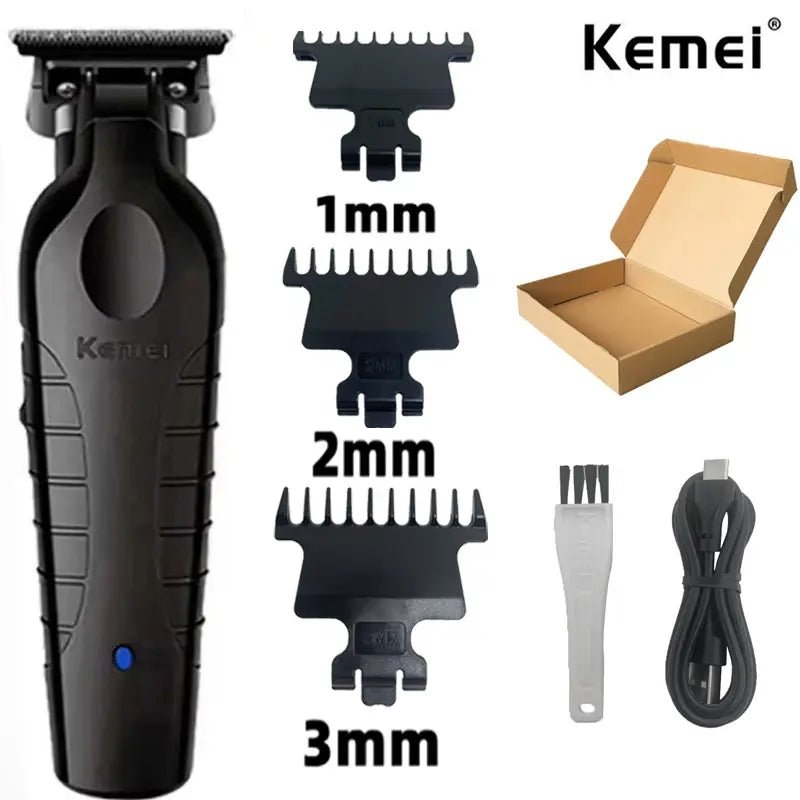 Kemei KM-2299 Professional Hair Clipper 1200mAh Electric Hair Clippers USB Rechargeable Hair Trimmers Hair Cutting Machine.