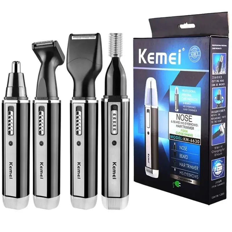 Kemei KM-6630 6631 6632 trimmer for men Nose and ear trimmer Rechargeable Trimmer For Hair Beard Nose And Ear Cleaner Grooming.