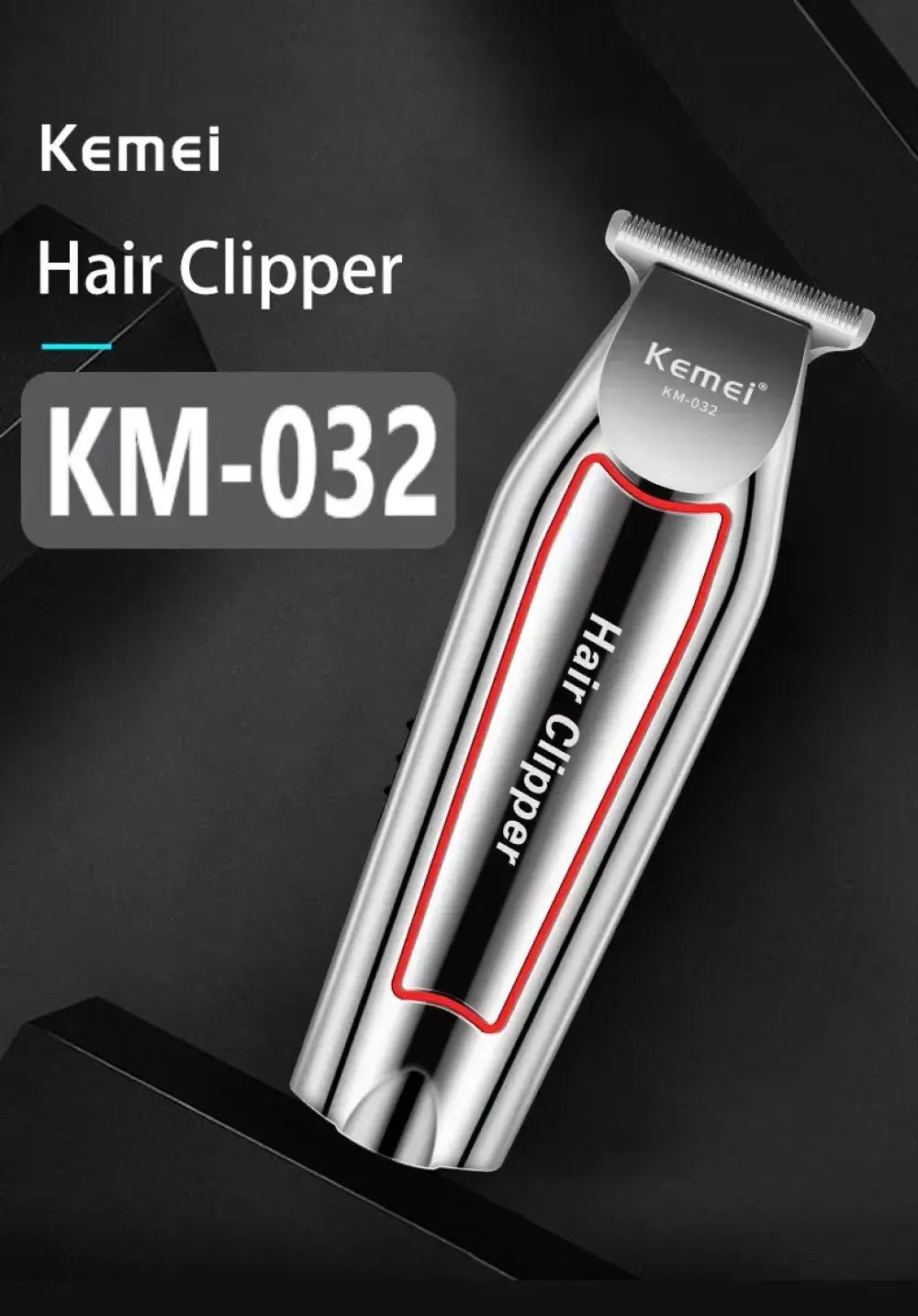 KEMEI Profession Hair Trimmer Electric Beard Trimmer For Men Hair Clipper Hair Cutter  Machine Hair Cut Grooming Kit  KM-032.