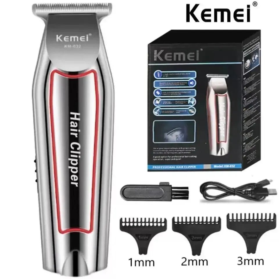 KEMEI Profession Hair Trimmer Electric Beard Trimmer For Men Hair Clipper Hair Cutter  Machine Hair Cut Grooming Kit  KM-032.
