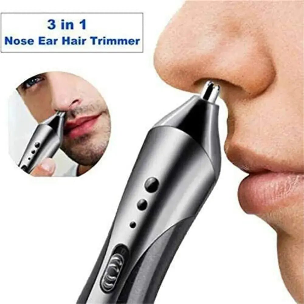 KM-1407 3 in 1 Rechargeable Men Hair Clipper Shaver Electric Nose Ear Trimmer Beard Razor Haircut Cutting Machine Styling Tools.