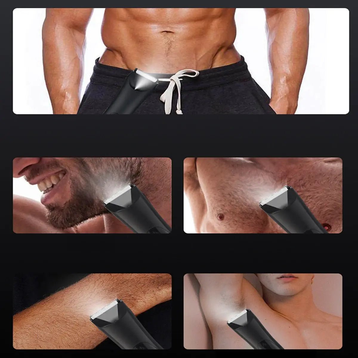 Man Body Hair Trimmer Epilator Groin Trimer For Man Beard Shaver Chest  Hair Epilator Armpit Hair Shaver Arms Legs Hair Razors.