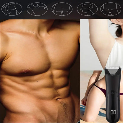 Man Body Hair Trimmer Epilator Groin Trimer For Man Beard Shaver Chest  Hair Epilator Armpit Hair Shaver Arms Legs Hair Razors.