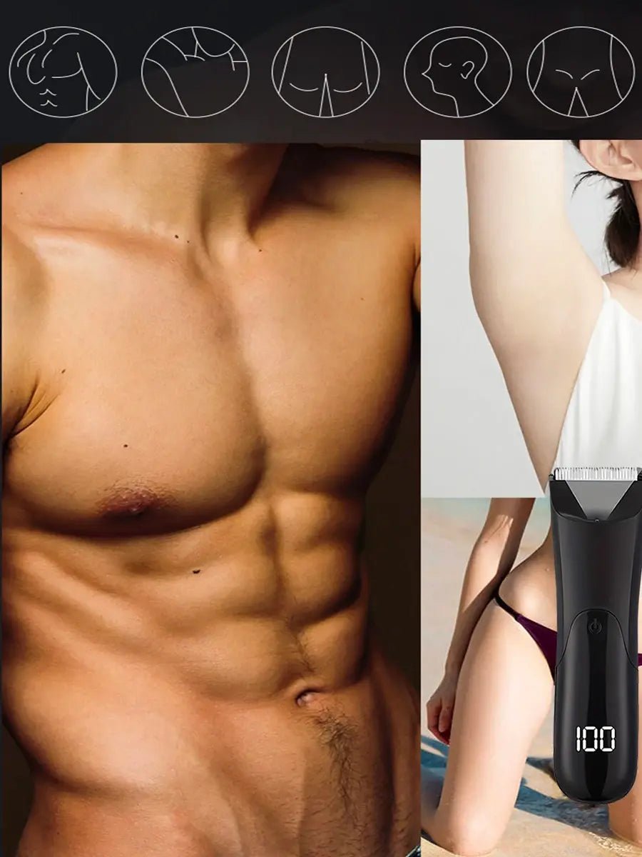 Man Body Hair Trimmer Epilator Groin Trimer For Man Beard Shaver Chest  Hair Epilator Armpit Hair Shaver Arms Legs Hair Razors.