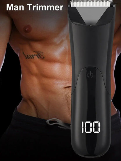 Man Body Hair Trimmer Epilator Groin Trimer For Man Beard Shaver Chest  Hair Epilator Armpit Hair Shaver Arms Legs Hair Razors.