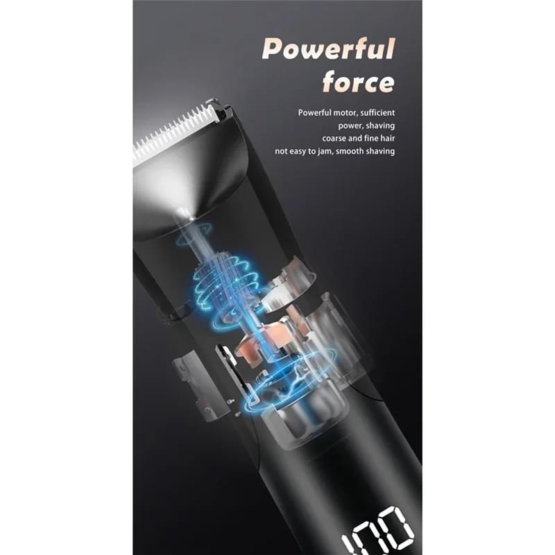 Men's Body Trimmer, Electric Razor, Pubic and Underarm Hair Private Hair Trimmer, Ceramic Blade Men's Grooming Kit.