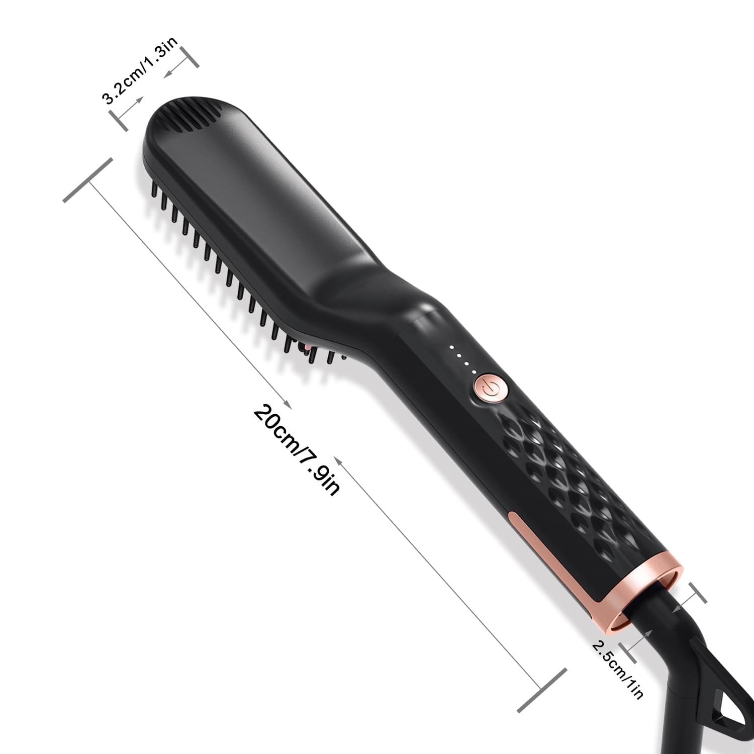 Men's multi-function straight hair comb.