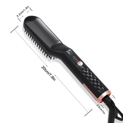 Men's multi-function straight hair comb.