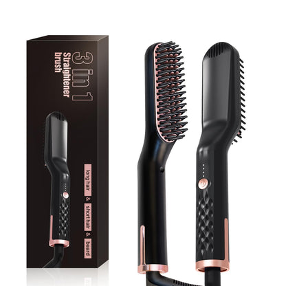 Men's multi-function straight hair comb.
