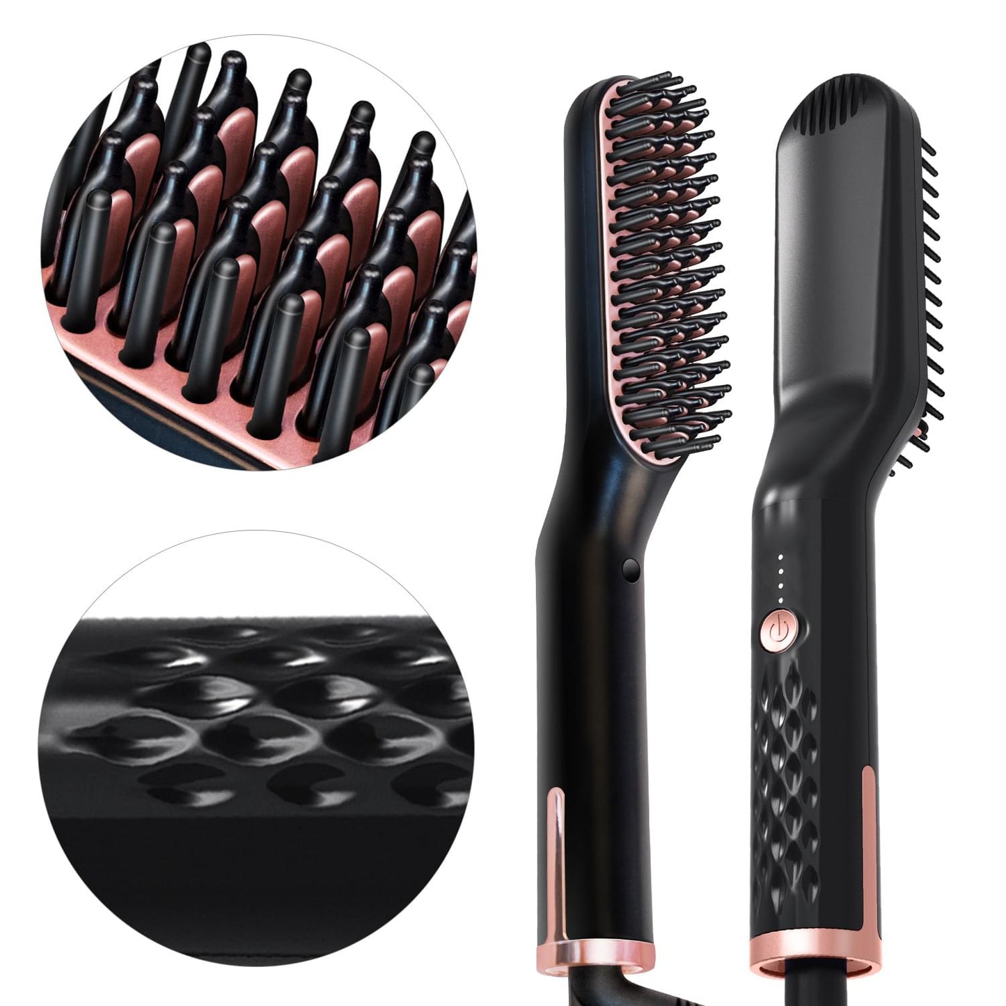 Men's multi-function straight hair comb.
