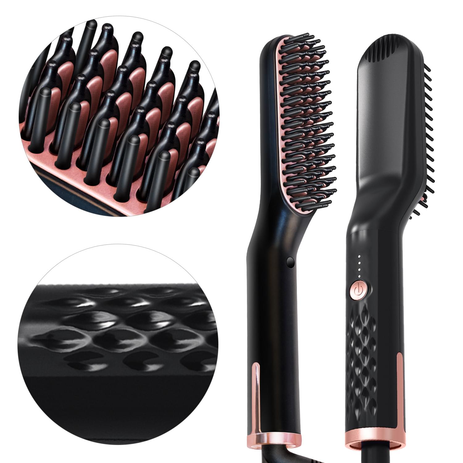 Men's multi-function straight hair comb.