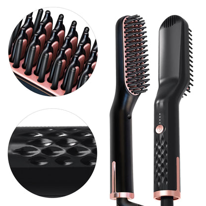 Men's multi-function straight hair comb.