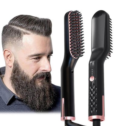 Men's multi-function straight hair comb.