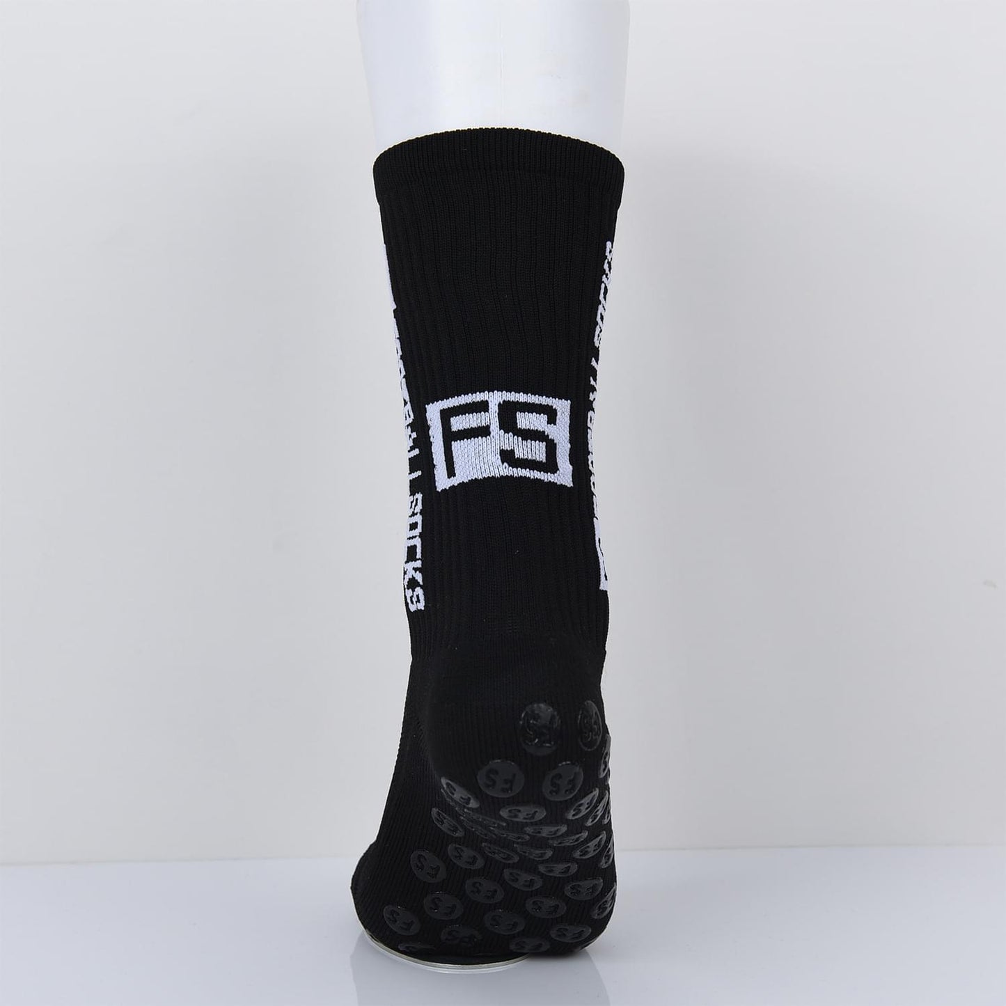 Mid-calf Professional Football Socks Round Silicone Non-slip Socks With Non-slip Rubber Soles.