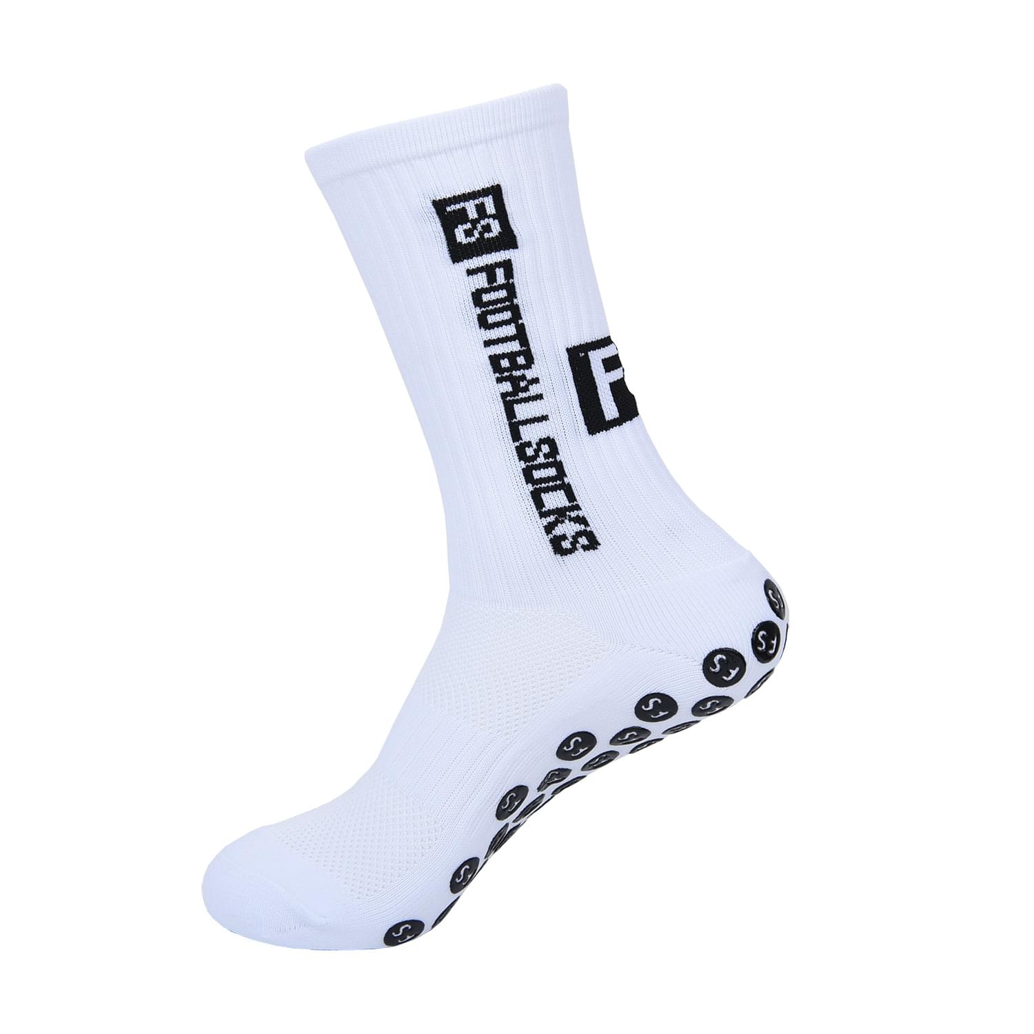 Mid-calf Professional Football Socks Round Silicone Non-slip Socks With Non-slip Rubber Soles.