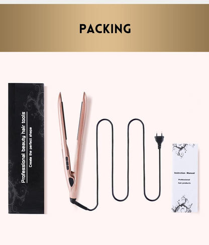 Mini hair straightener.