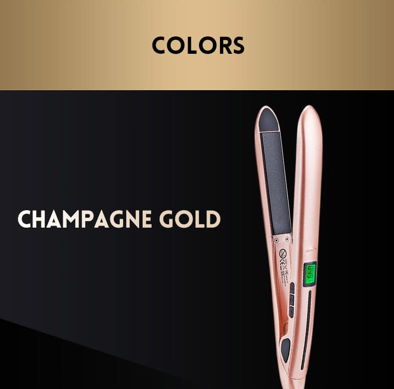 Mini hair straightener.
