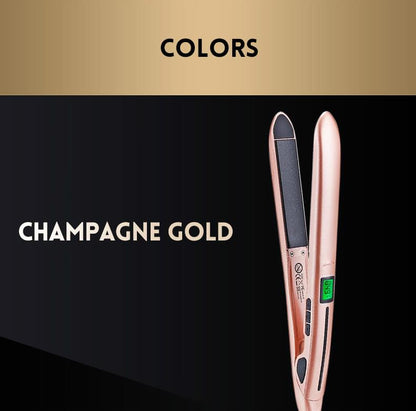 Mini hair straightener.