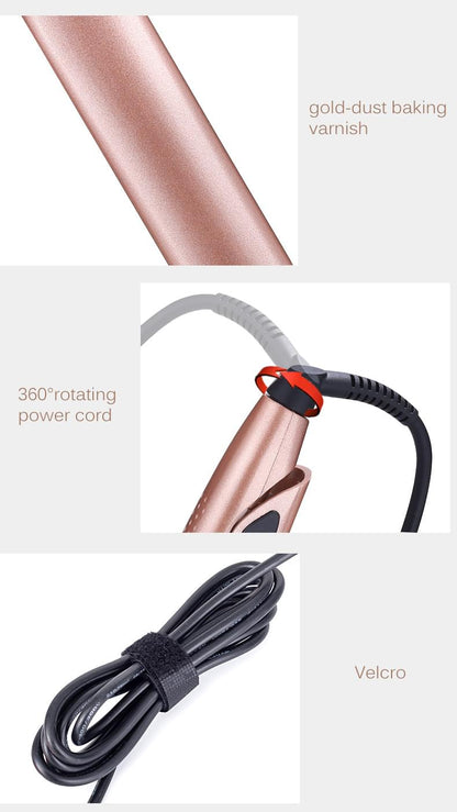 Mini hair straightener.