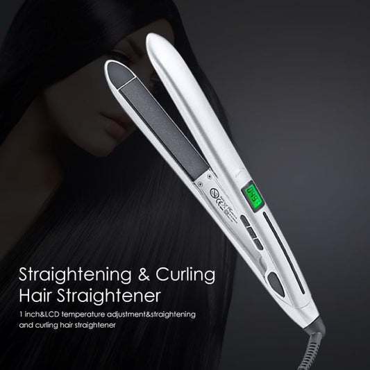 Mini hair straightener.