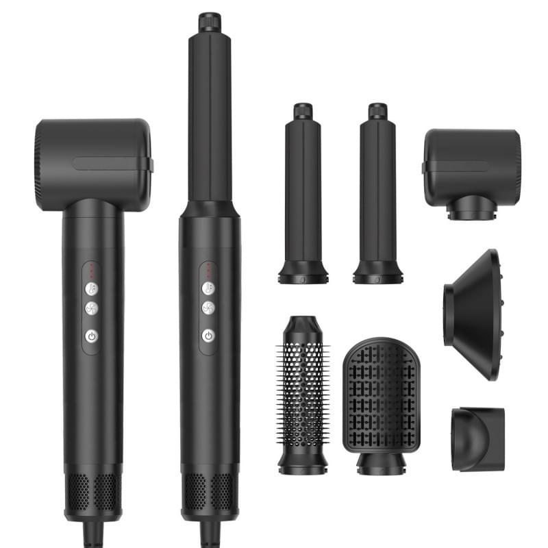 MOQ300 Multifunctional 7-in-1 High-speed Hair Dryer Straight Comb.