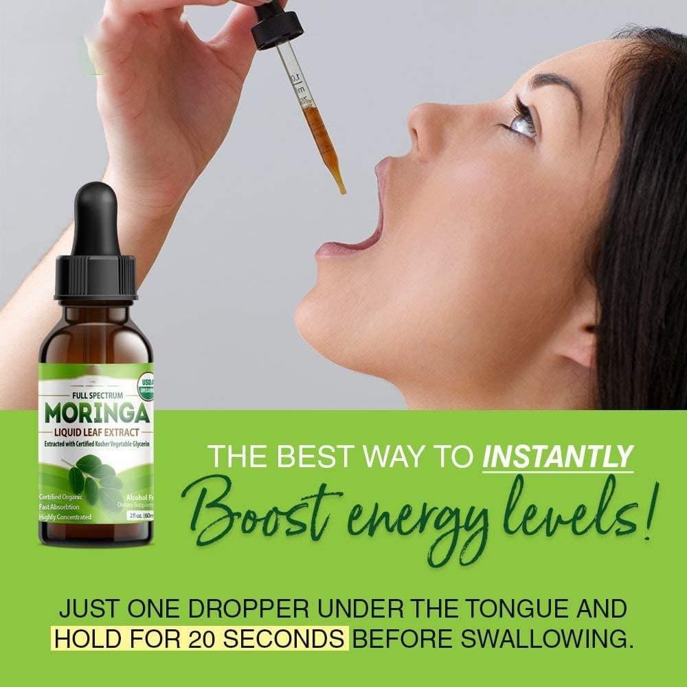 Moringa Leaf Drops Moringa Powder Drops.