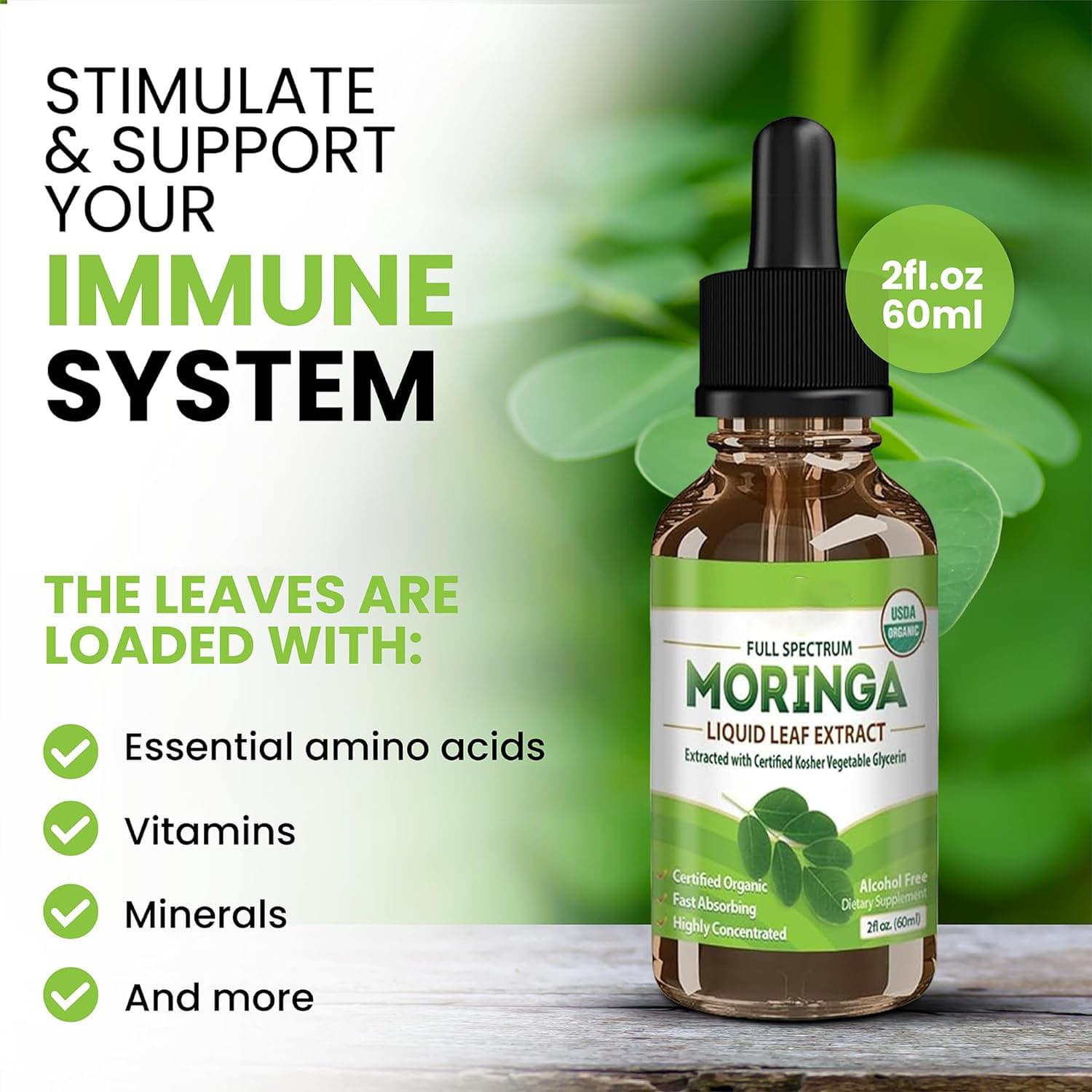 Moringa Leaf Drops Moringa Powder Drops.