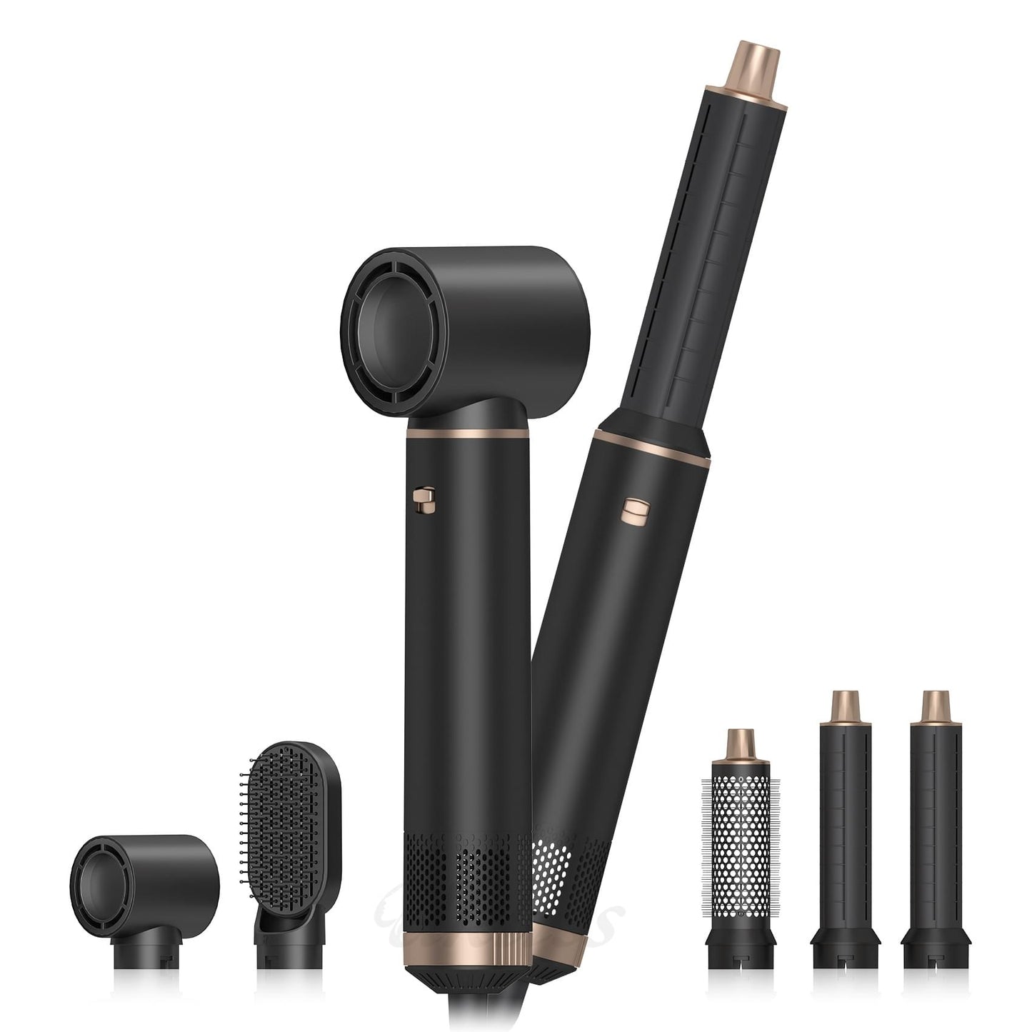 Multifunctional Five-in-one Noise Reduction Modeling Hair Curler.