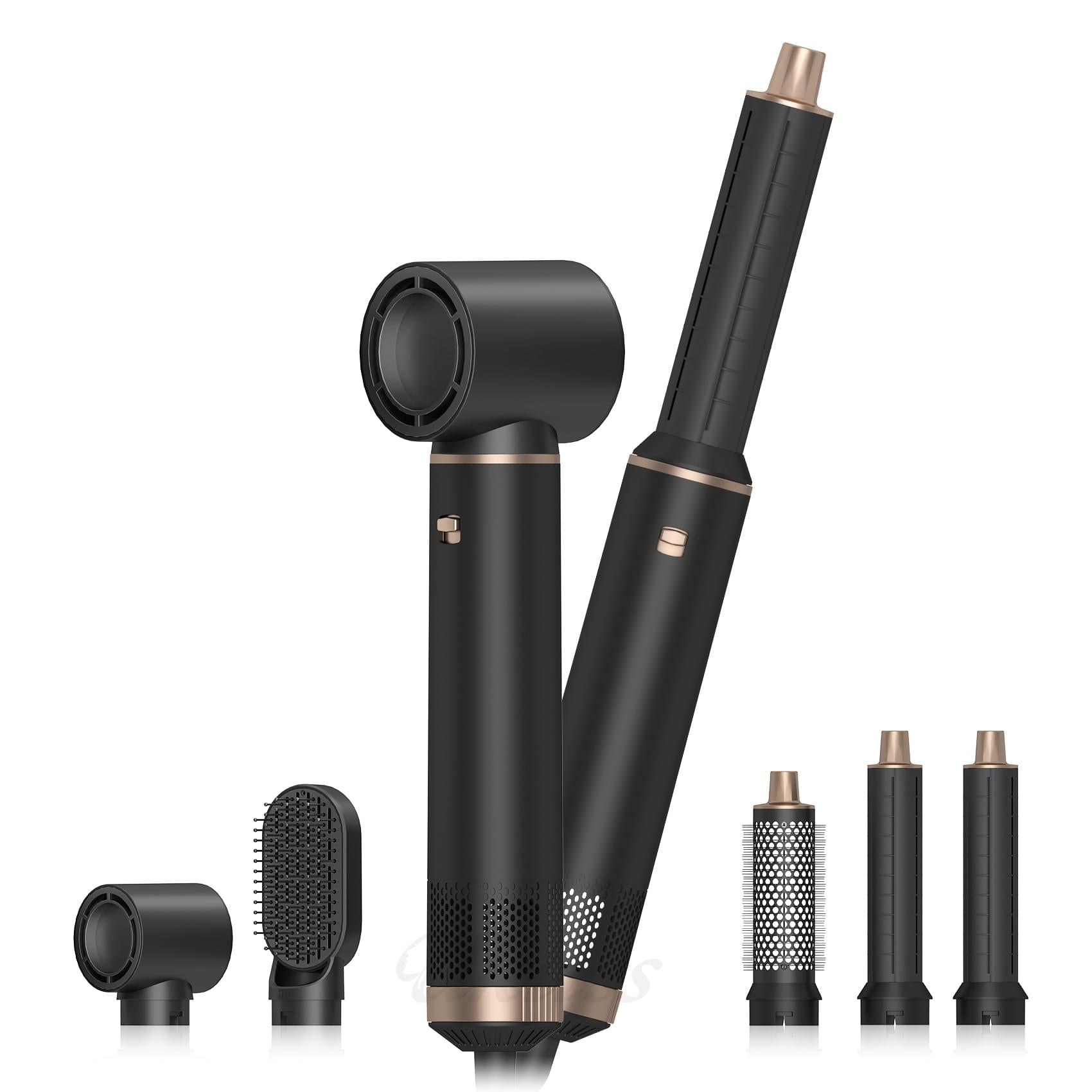 Multifunctional Five-in-one Noise Reduction Modeling Hair Curler.