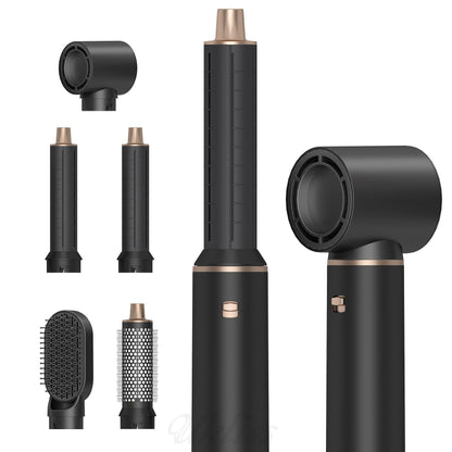 Multifunctional Five-in-one Noise Reduction Modeling Hair Curler.