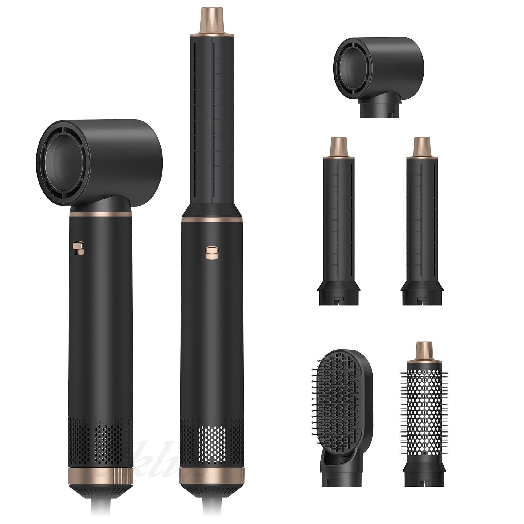 Multifunctional Five-in-one Noise Reduction Modeling Hair Curler.