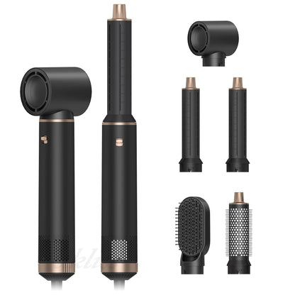 Multifunctional Five-in-one Noise Reduction Modeling Hair Curler.