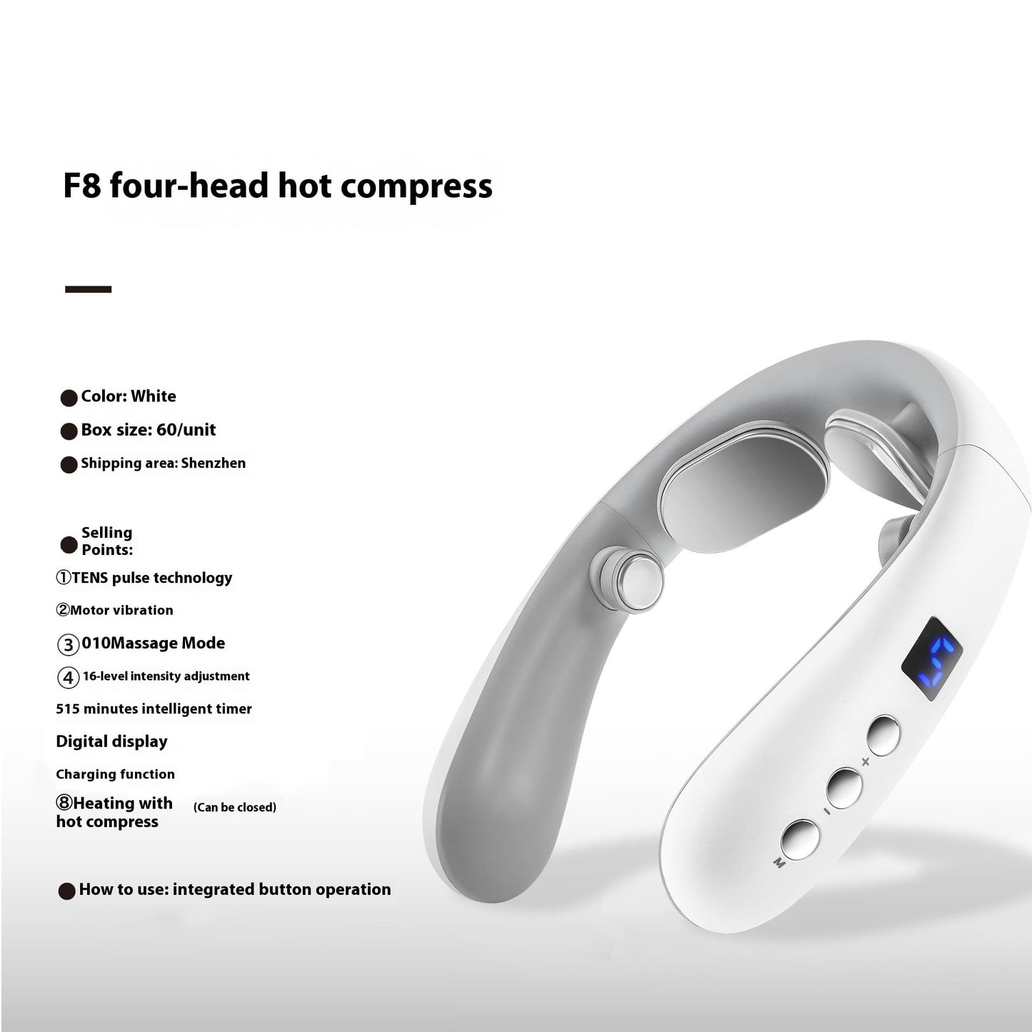 Neck Massager Hot Compress Shoulder And Neck Massager.