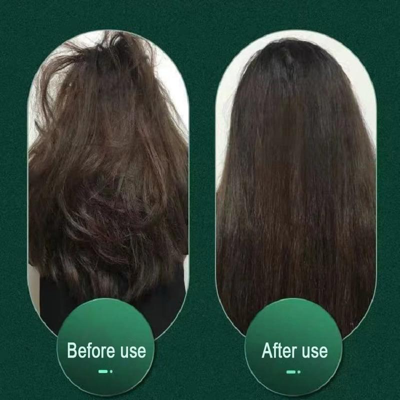 New 2 In 1 Hair Straightener Hot Comb Negative Ion Curling Tong Dual-purpose Electric Hair Brush.