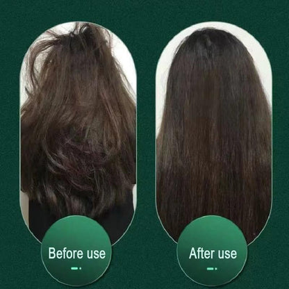New 2 In 1 Hair Straightener Hot Comb Negative Ion Curling Tong Dual-purpose Electric Hair Brush.