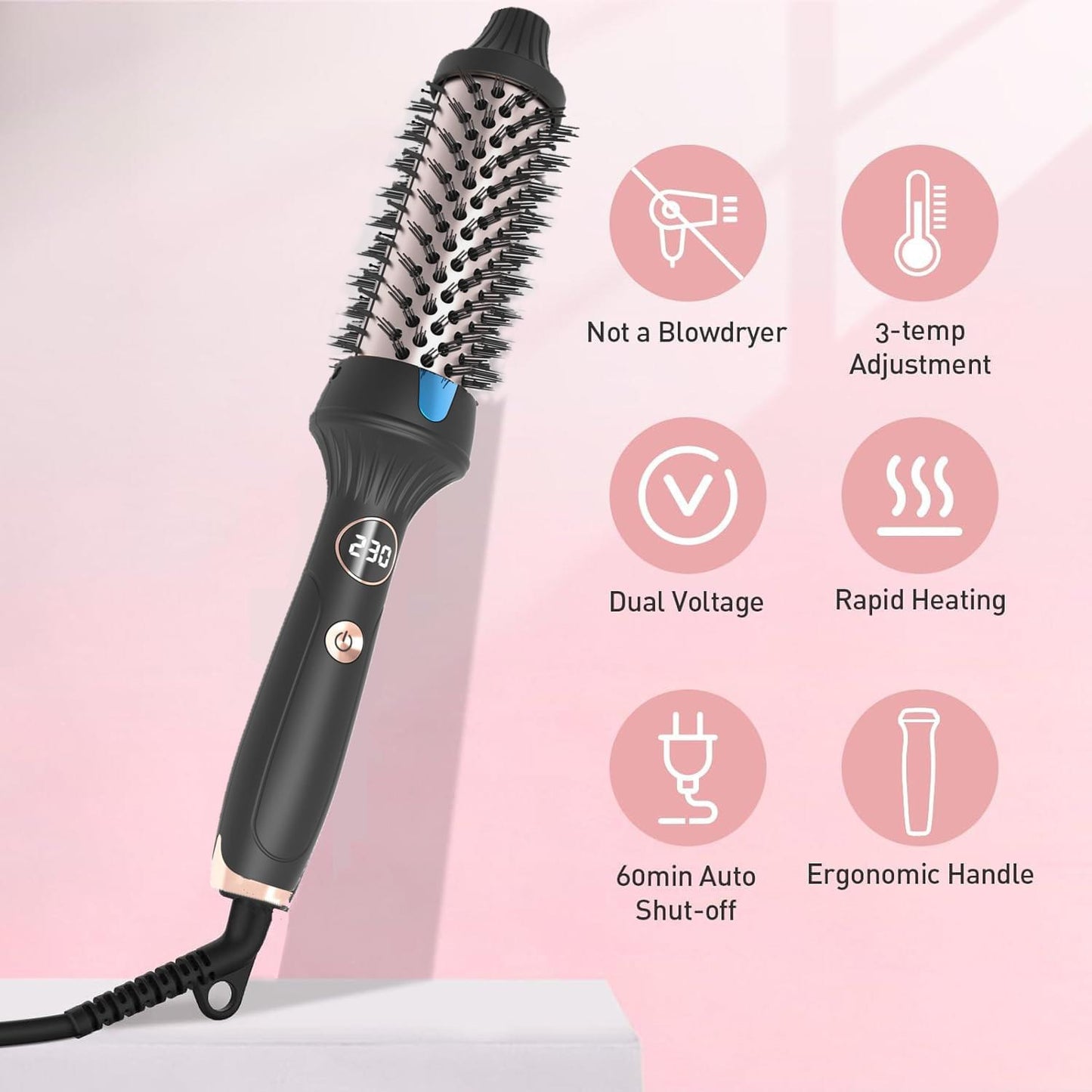New Hair Perm Hair Curler Hair Straightener And Curler Dual-use Large Roll Inner Curl Bangs.