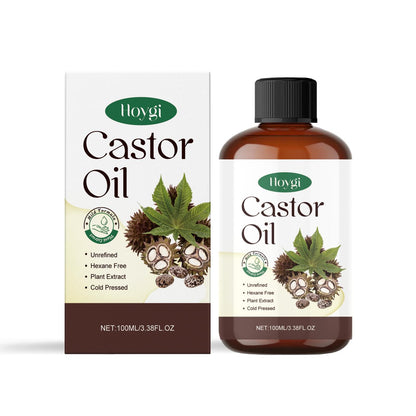 Organic Castor Oil Body Skin Nourishing And Moisturizing Eyebrow Hair Moisturizing Massage Treatment Oil.