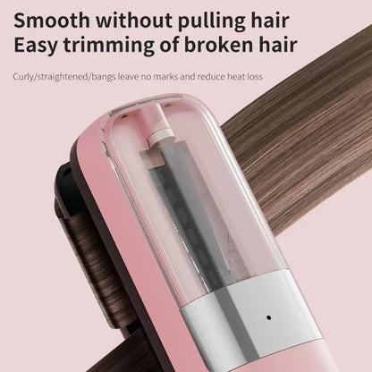 Portable electric hair tip trimmer, rechargeable split hair trimmer, damaged hair repair, a must-have for beauty lovers, perfect.