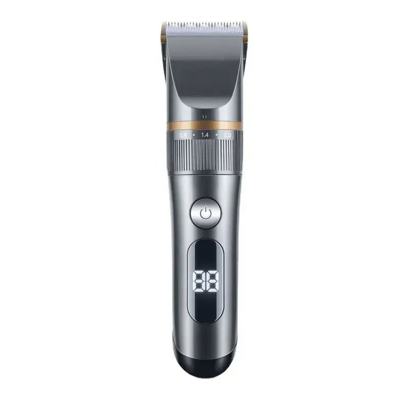Professional Hair Clipper Set Electric Hair Trimmer with Limit Comb LED Digital Display USB Rechargeable Hair Care Tools.