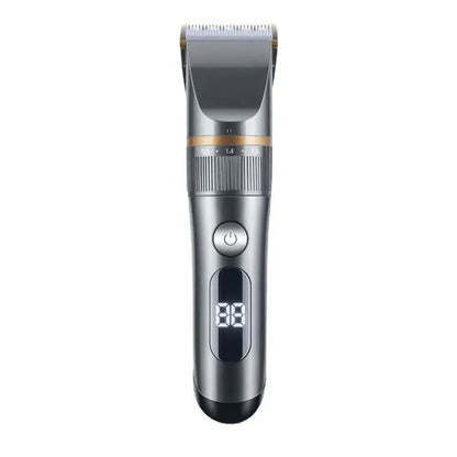 Professional Hair Clipper Set Electric Hair Trimmer with Limit Comb LED Digital Display USB Rechargeable Hair Care Tools.
